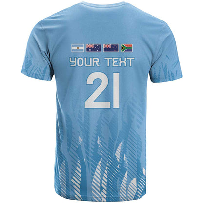 Argentina Rugby Custom T-Shirt Glory Be To Pumas Graphic Tee