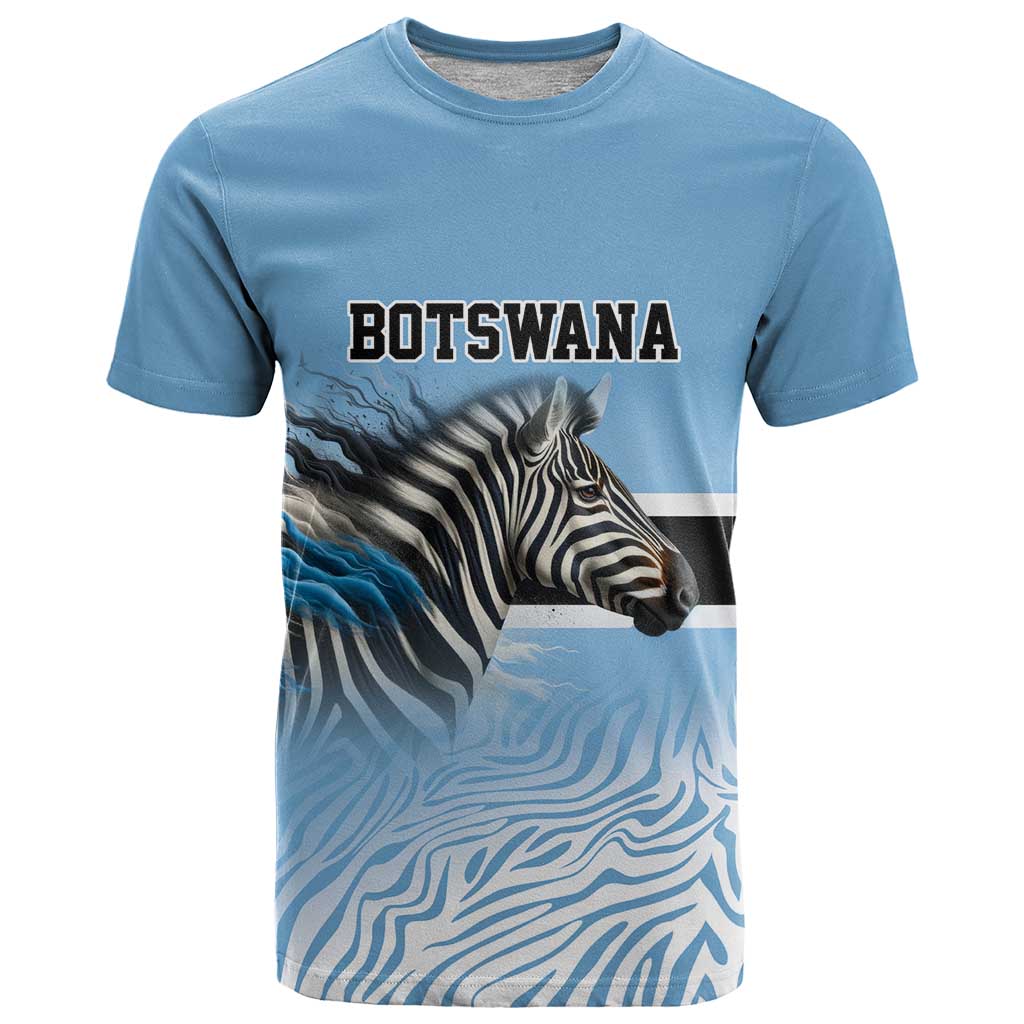 Botswana Independence Day 1966 T-Shirt Tribal Zebra Skins Pattern Graphic Tee