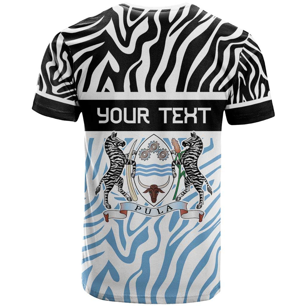 Botswana Personalized T-Shirt Zebra Skins Pattern Graphic Tee