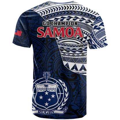 Samoa Rugby T-Shirt Proud Samoa World Cup Graphic Tee