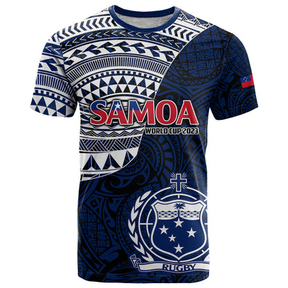 Custom Samoa Rugby T-Shirt Proud Samoa World Cup Graphic Tee