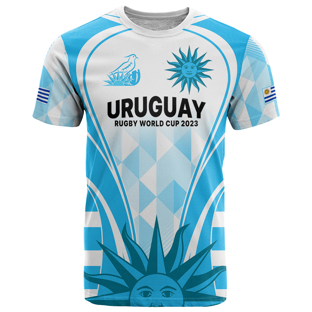 Custom Uruguay Rugby T-Shirt World Cup Go Los Teros Graphic Tee
