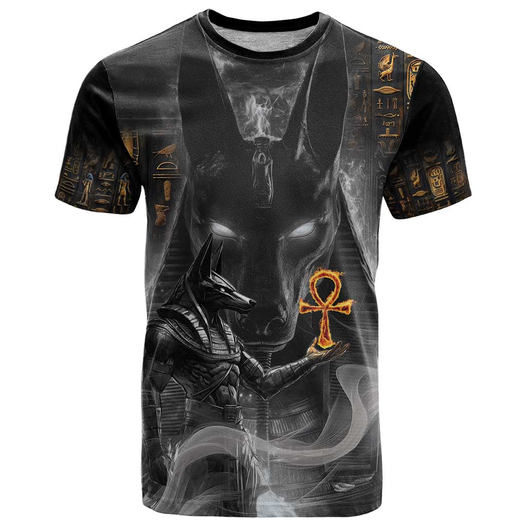 Mythical Anubis T-Shirt The Egyptian God of Death Graphic Tee