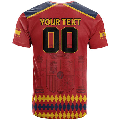 Custom Spain Euro 2024 Champions T-Shirt La Roja Campeon De Europa Graphic Tee