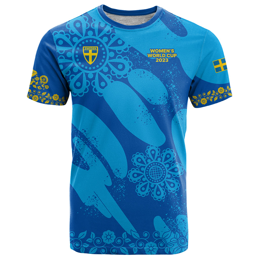 Sweden Women Football T-Shirt Blagult World Cup Graphic Tee