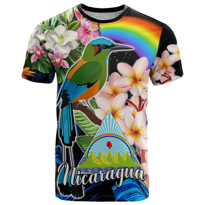Nicaragua T-Shirt Guardabarranco and Beauty Sacuanjoche Sprit Graphic Tee