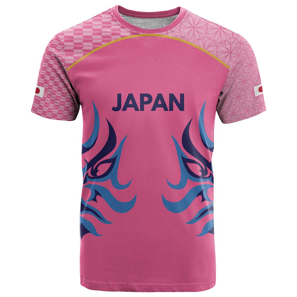 Twenty20 Japan Cricket Custom T-Shirt Retro Pink Version Graphic Tee