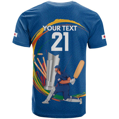 Custom Cricket Japan East Asia-Pacific T-Shirt Japan Momentum Unleashed Graphic Tee