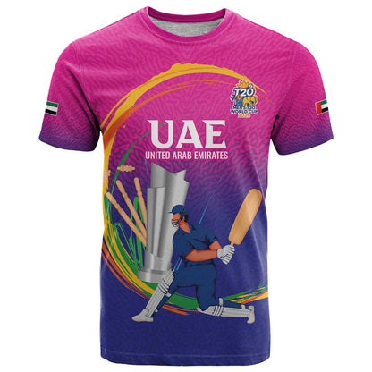 Custom Cricket UAE East Asia-Pacific T-Shirt United Arab Emirates Champions Pride Graphic Tee