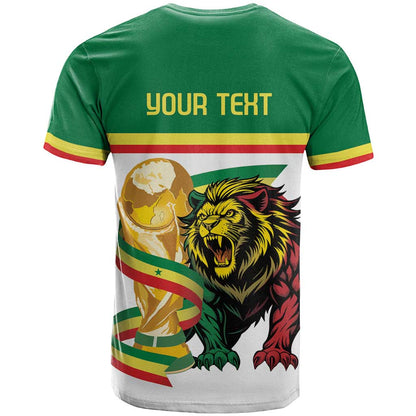Personalized Senegal WC26 Future Champions T-Shirt Lions de la Teranga Allez Gainde Graphic Tee