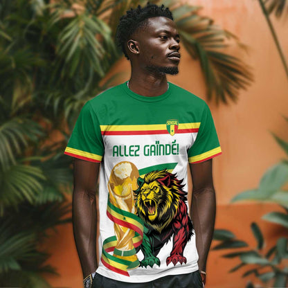 Personalized Senegal WC26 Future Champions T-Shirt Lions de la Teranga Allez Gainde Graphic Tee
