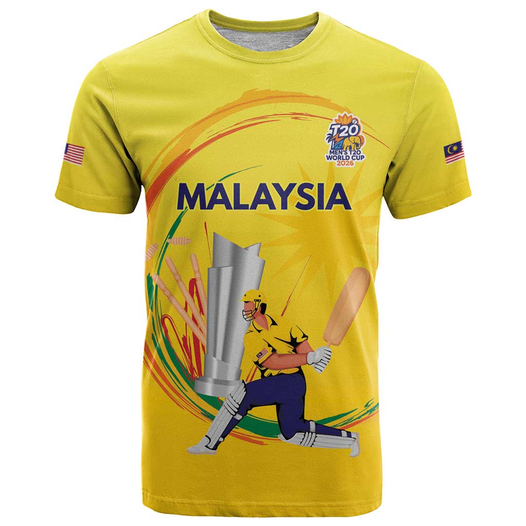 Custom Cricket Malaysia East Asia-Pacific T-Shirt Malaysia Road to Glory Graphic Tee