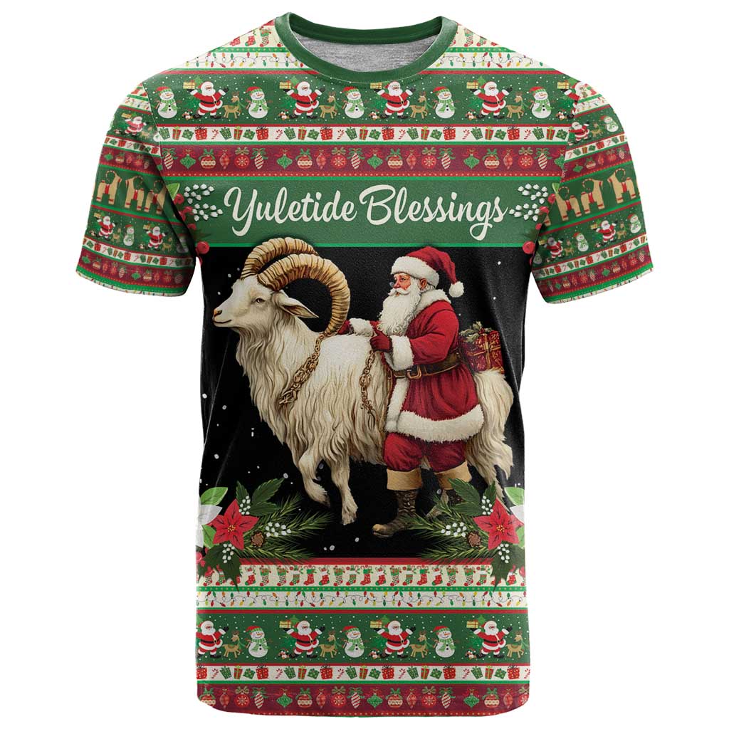Yule Goat Personalized T-Shirt Scandanavian Mythology Graphic Tee