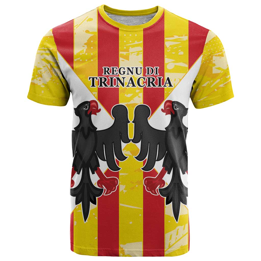 Kingdom of Trinacria T-Shirt Est 1282 Animus Tuus Dominus Graphic Tee