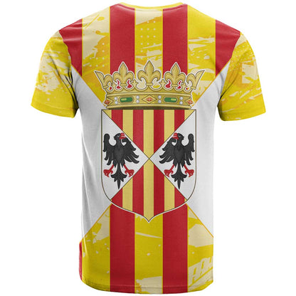 Kingdom of Trinacria T-Shirt Est 1282 Animus Tuus Dominus Graphic Tee