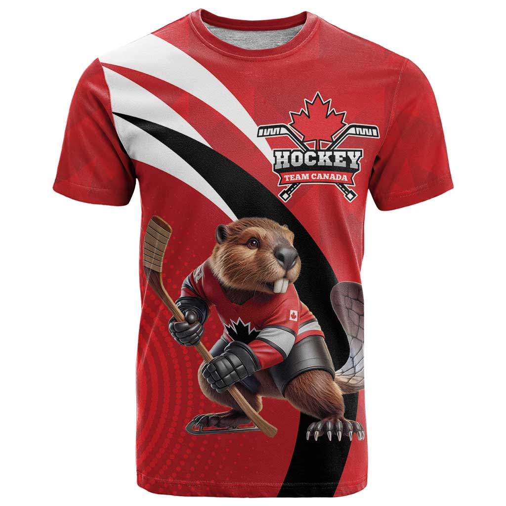 Canada Hockey Custom T-Shirt Go Champion 4 Nations Graphic Tee