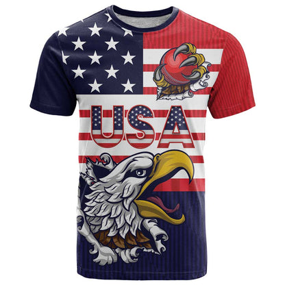 United States Cricket Custom T-Shirt One For All Graphic Tee