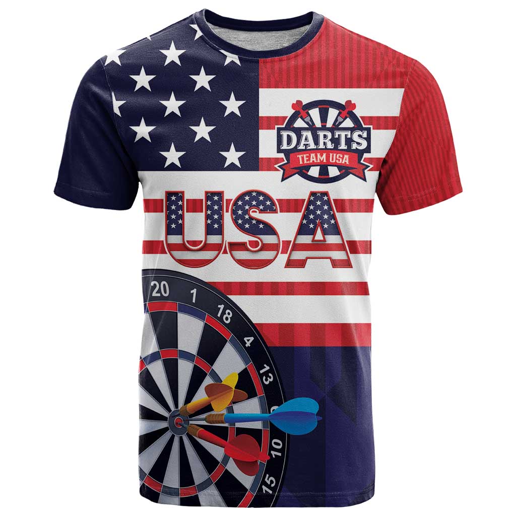 United States Dart Custom T-Shirt One For All Graphic Tee