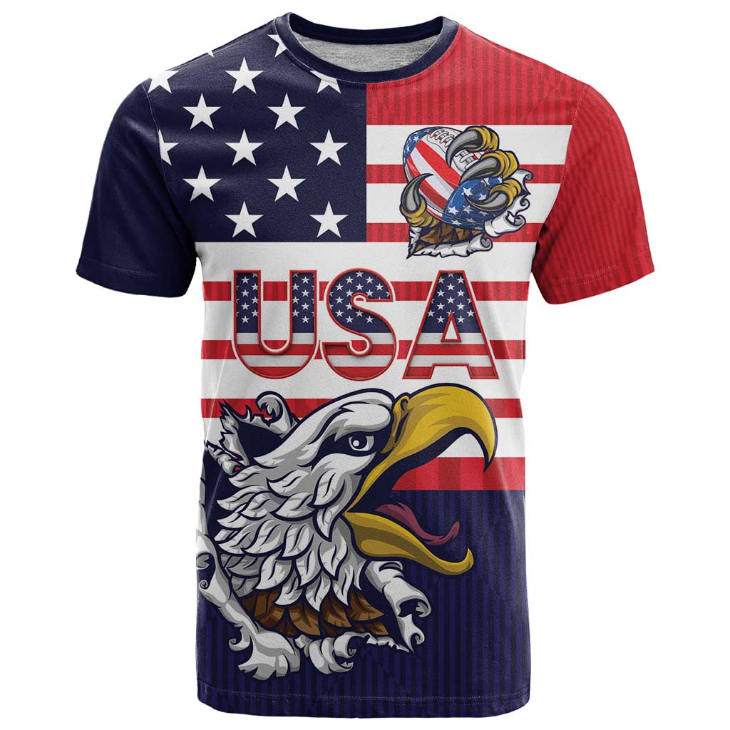 United States Football Custom T-Shirt One For All Graphic Tee