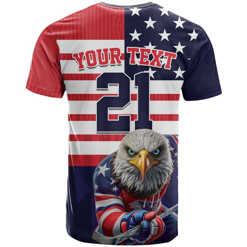 United States Ice Hockey Custom T-Shirt One For All Graphic Tee