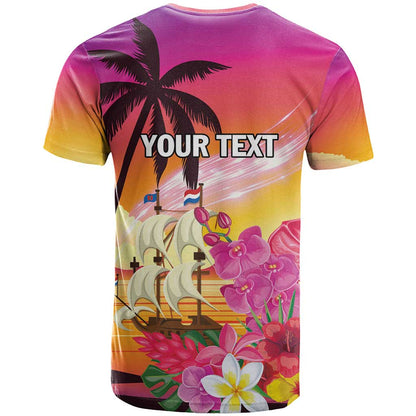 Curacao Football Custom T-Shirt Come On La Familia Azul Graphic Tee