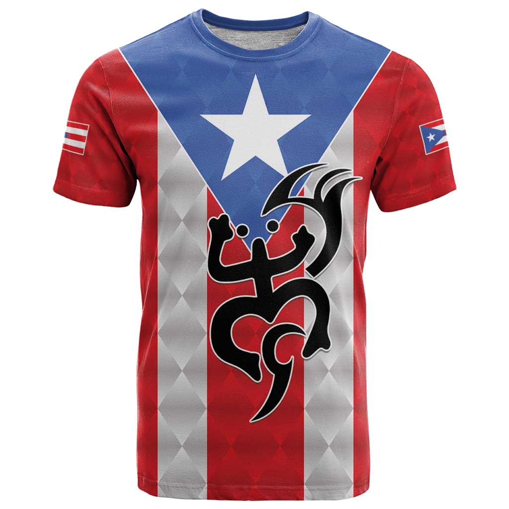 Puerto Rico Football Custom T-Shirt Come On El Huracan Azul Graphic Tee