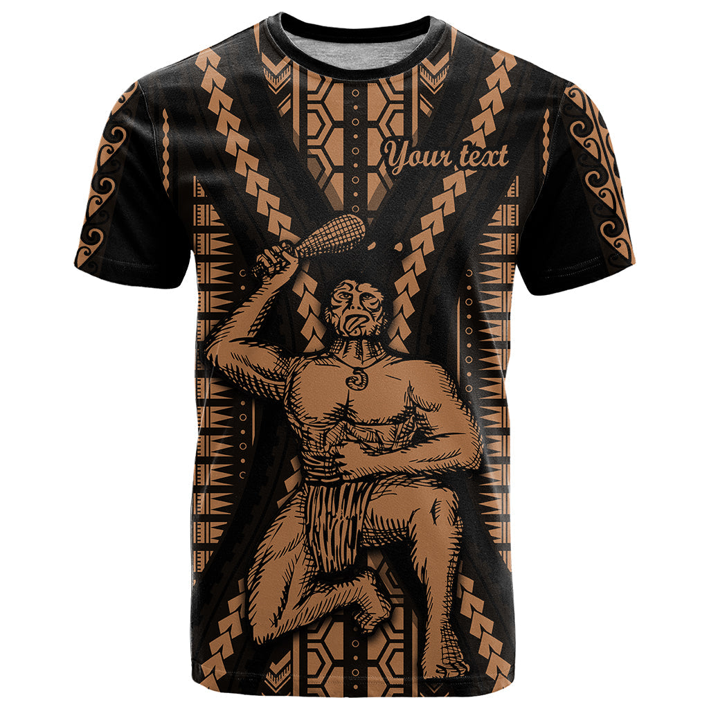 Custom Maori Fathers Day New Zealand T-Shirt Aroha Ahau Ki A Koe Papa - Nude Graphic Tee