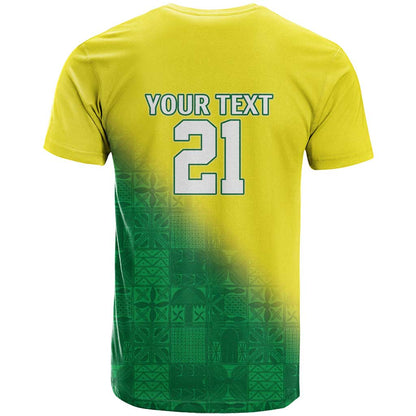 Nigeria Cricket Custom T-Shirt Najeriya Angry Eagle Flag Motif Graphic Tee