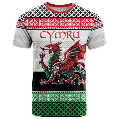 Cymru Celtic Wales Knot T-Shirt Celtic Nation Heritage Pride Graphic Tee