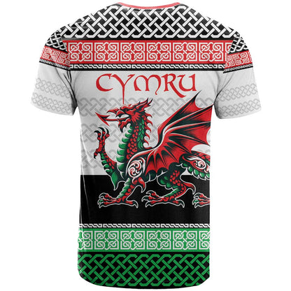 Cymru Celtic Wales Knot T-Shirt Celtic Nation Heritage Pride Graphic Tee