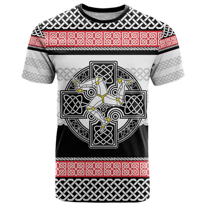 Isle of Man Celtic Knot T-Shirt Celtic Nation Heritage Pride Graphic Tee