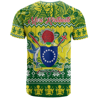 Cook Islands Christmas T-Shirt Santa Beach Meri Kiritimiti Graphic Tee