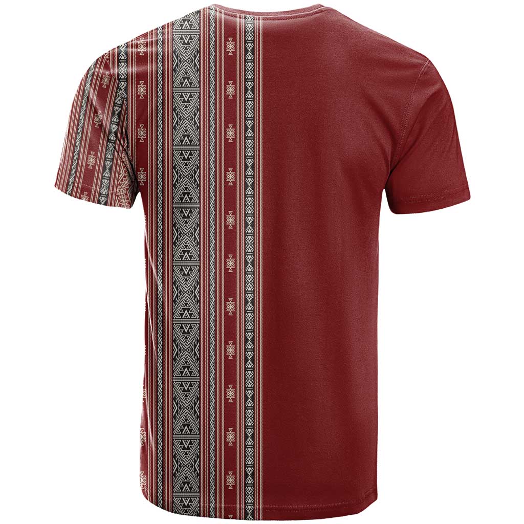 Tunisia Bakhnug Motif T-Shirt Traditional Tunisian Embroidery Inspired Graphic Tee