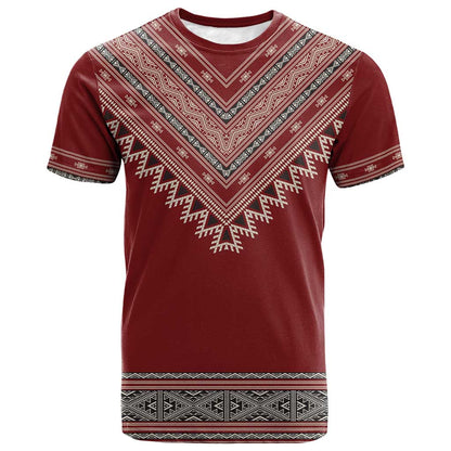 Tunisian Embroidery Pattern T-Shirt Graphic Tee