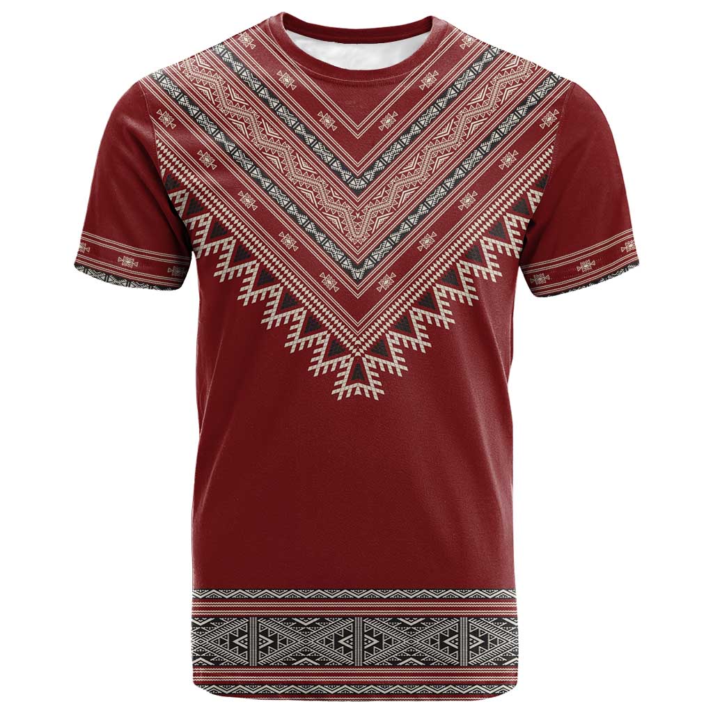 Tunisian Embroidery Pattern T-Shirt Graphic Tee