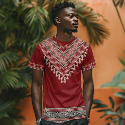 Tunisian Embroidery Pattern T-Shirt Graphic Tee