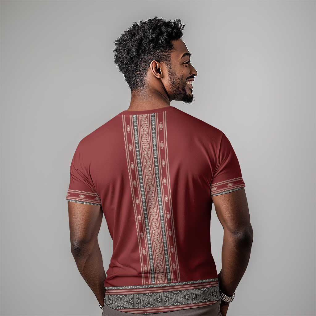 Tunisian Embroidery Pattern T-Shirt Graphic Tee