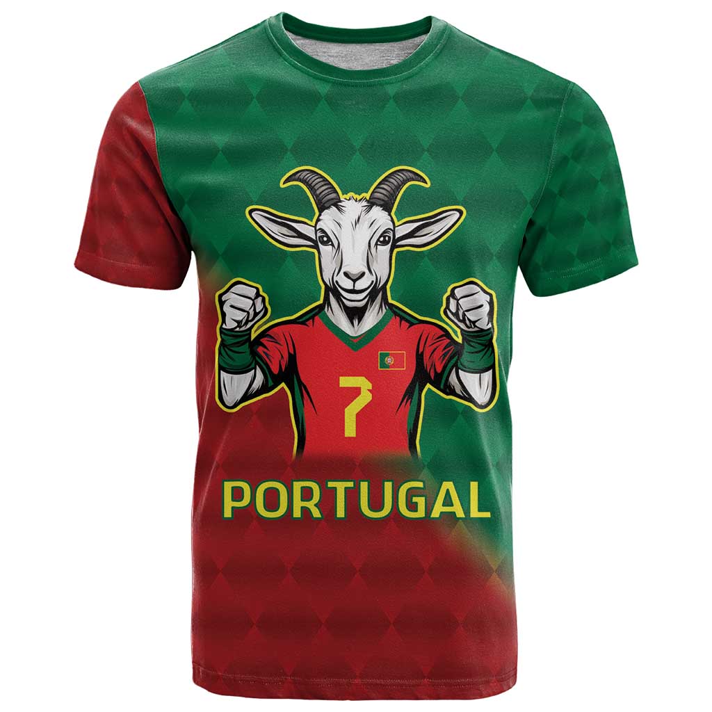 Portugal Seven Goat Flag Colors T-Shirt Graphic Tee