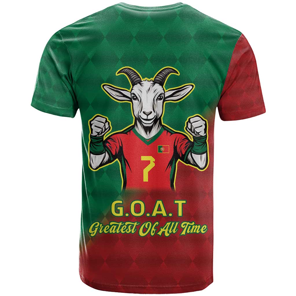Portugal Seven Goat Flag Colors T-Shirt Graphic Tee