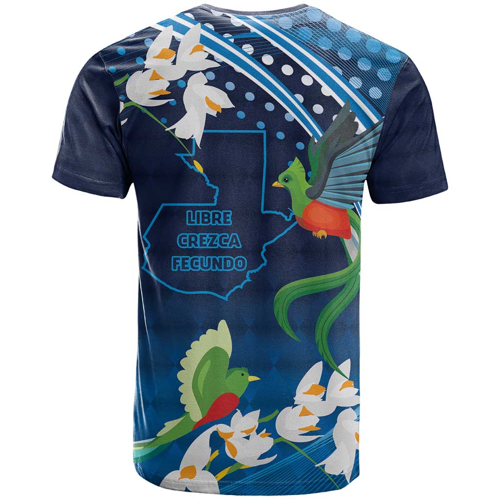 Guatemala Quetzal Bird T-Shirt Libre Crezca Fecundo Graphic Tee