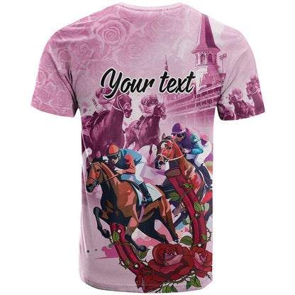 Personalized Kentucky Horse Race T-Shirt Pink Out Party Graphic Tee