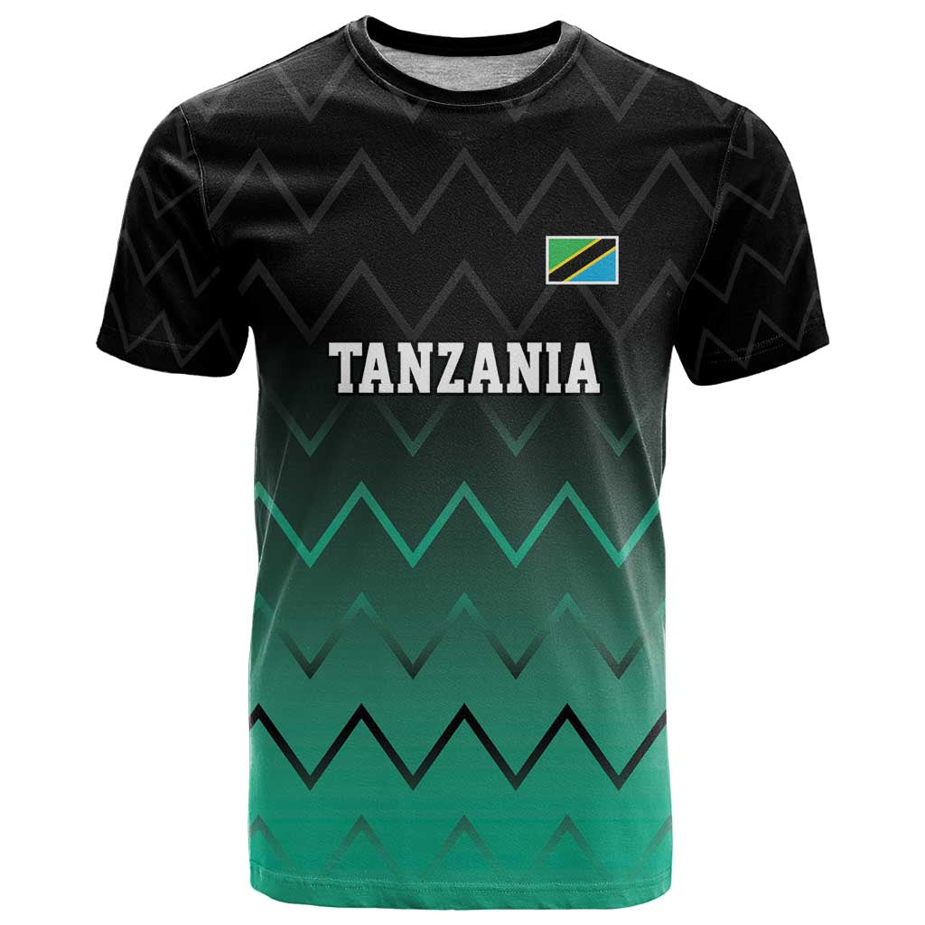 Tanzania Football Custom T-Shirt Retro -24 Tanzania History Graphic Tee