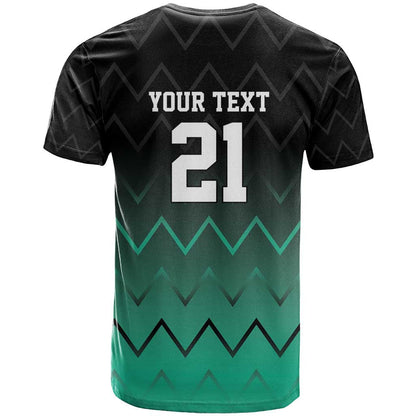 Tanzania Football Custom T-Shirt Retro -24 Tanzania History Graphic Tee