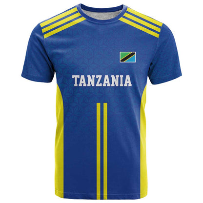 Tanzania Football Custom T-Shirt Taifa Stars Go Champion Graphic Tee