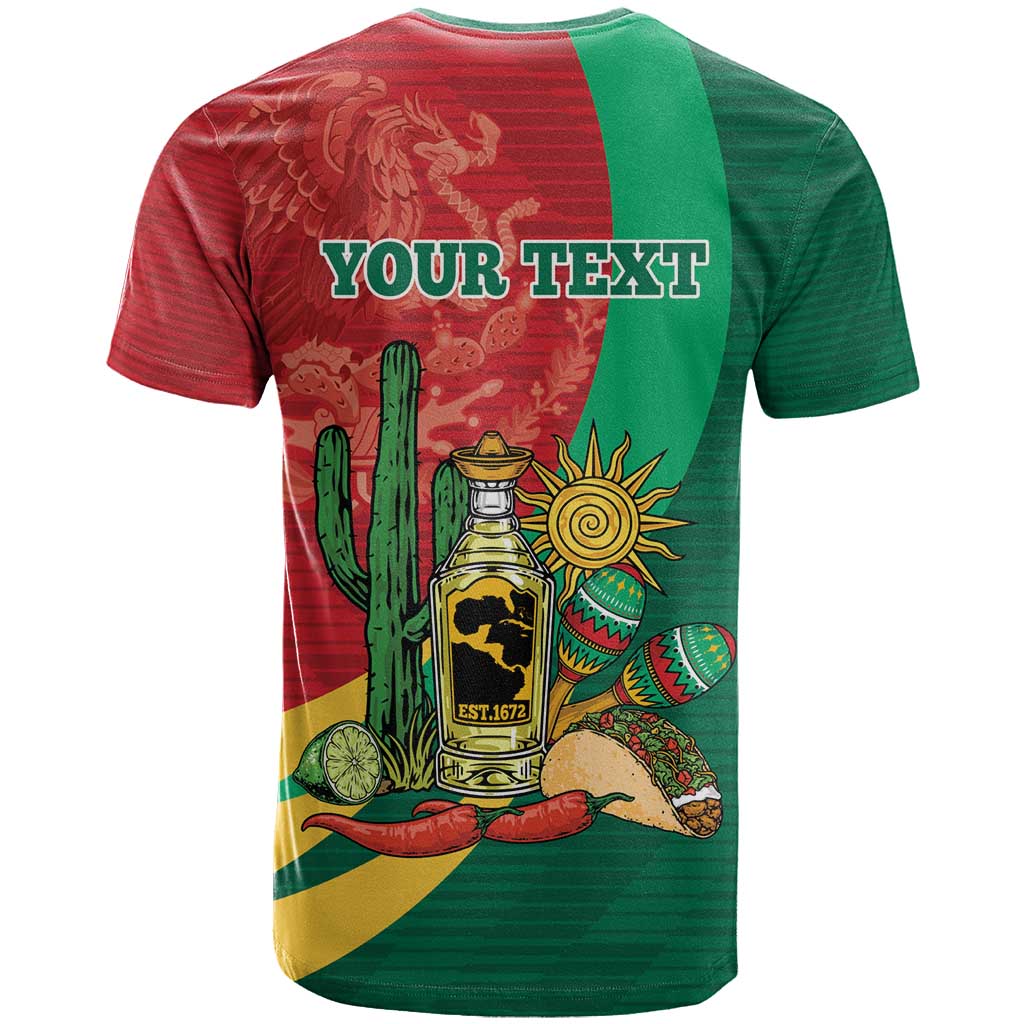 Gulf of Mexico Since 1672 Personalized T-Shirt Mexican Tequila and Tacos Graphic Tee