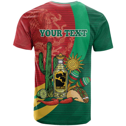 Gulf of Mexico Since 1672 Personalized T-Shirt Mexican Tequila and Tacos Graphic Tee