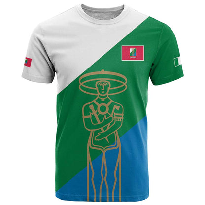 Personalized Italy Abruzzo T-Shirt Inspiration Flags Style Graphic Tee