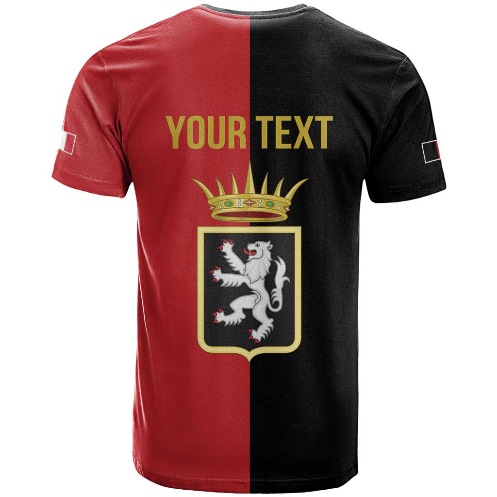 Personalized Italy Aosta Valley T-Shirt Inspiration Flags Style Graphic Tee