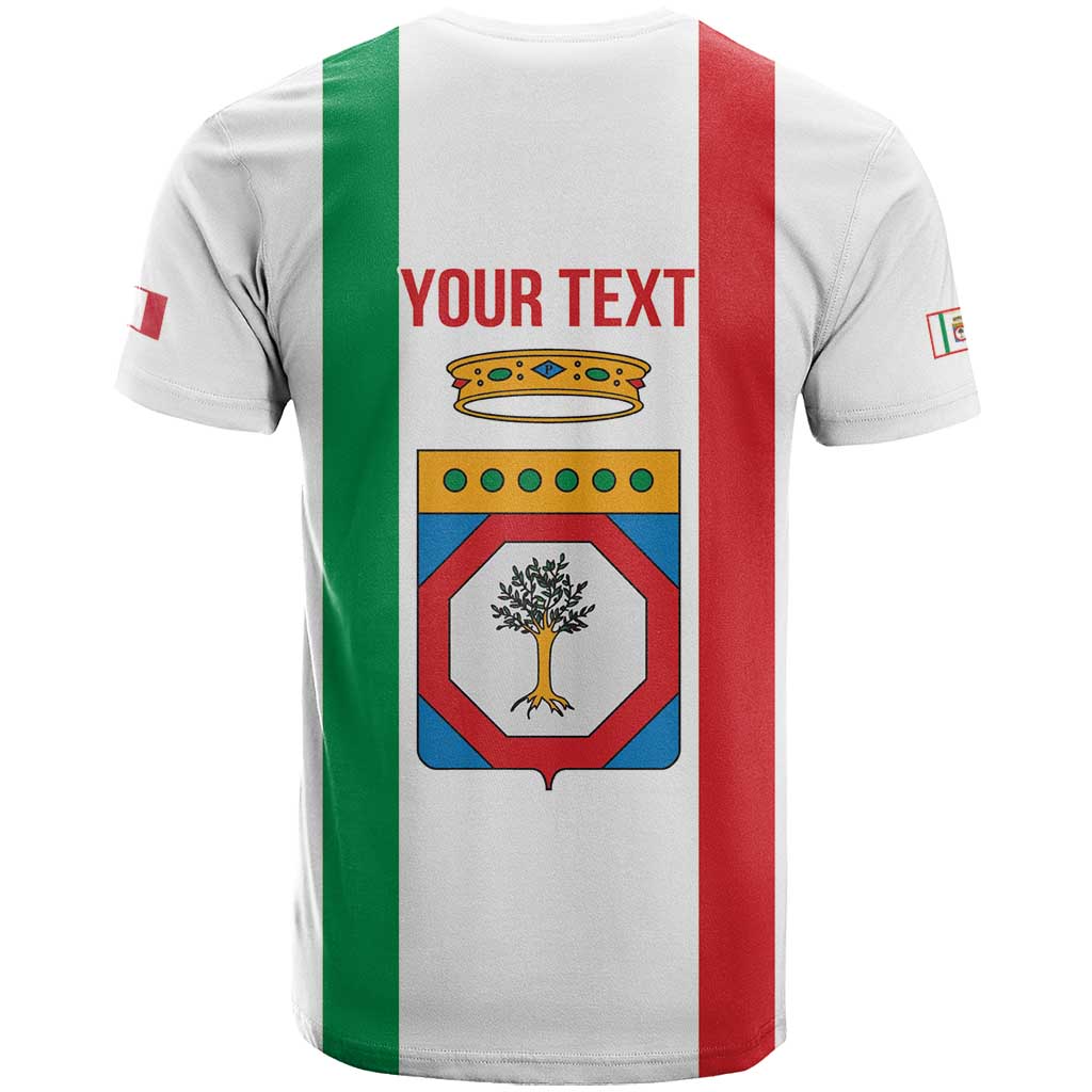 Personalized Italy Apulia T-Shirt Inspiration Flags Style Graphic Tee