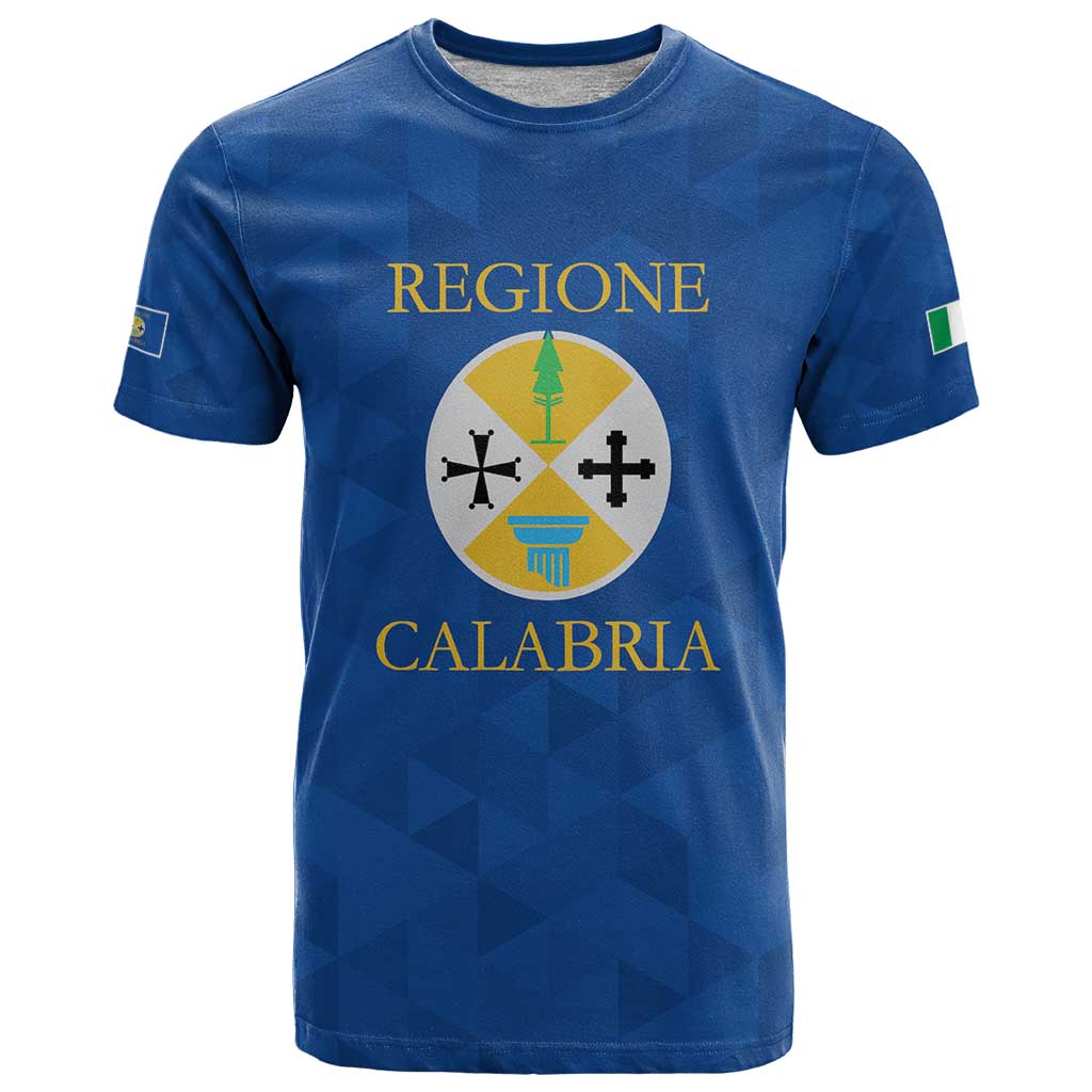 Personalized Italy Calabria T-Shirt Inspiration Flags Style Graphic Tee